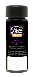 Flyers Frosted Grape Gasolina  Infused Pre-Rolls - Indica - 3x0.5g