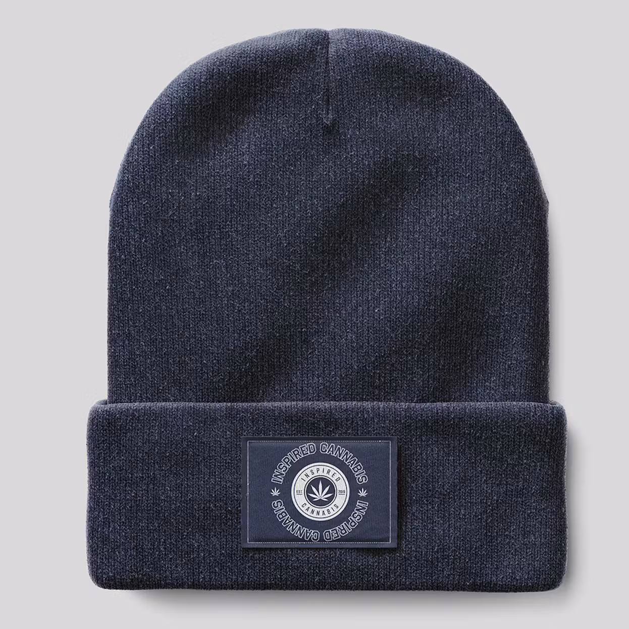 FW23 INSPIRED CANNABIS KNIT TOQUE NAVY