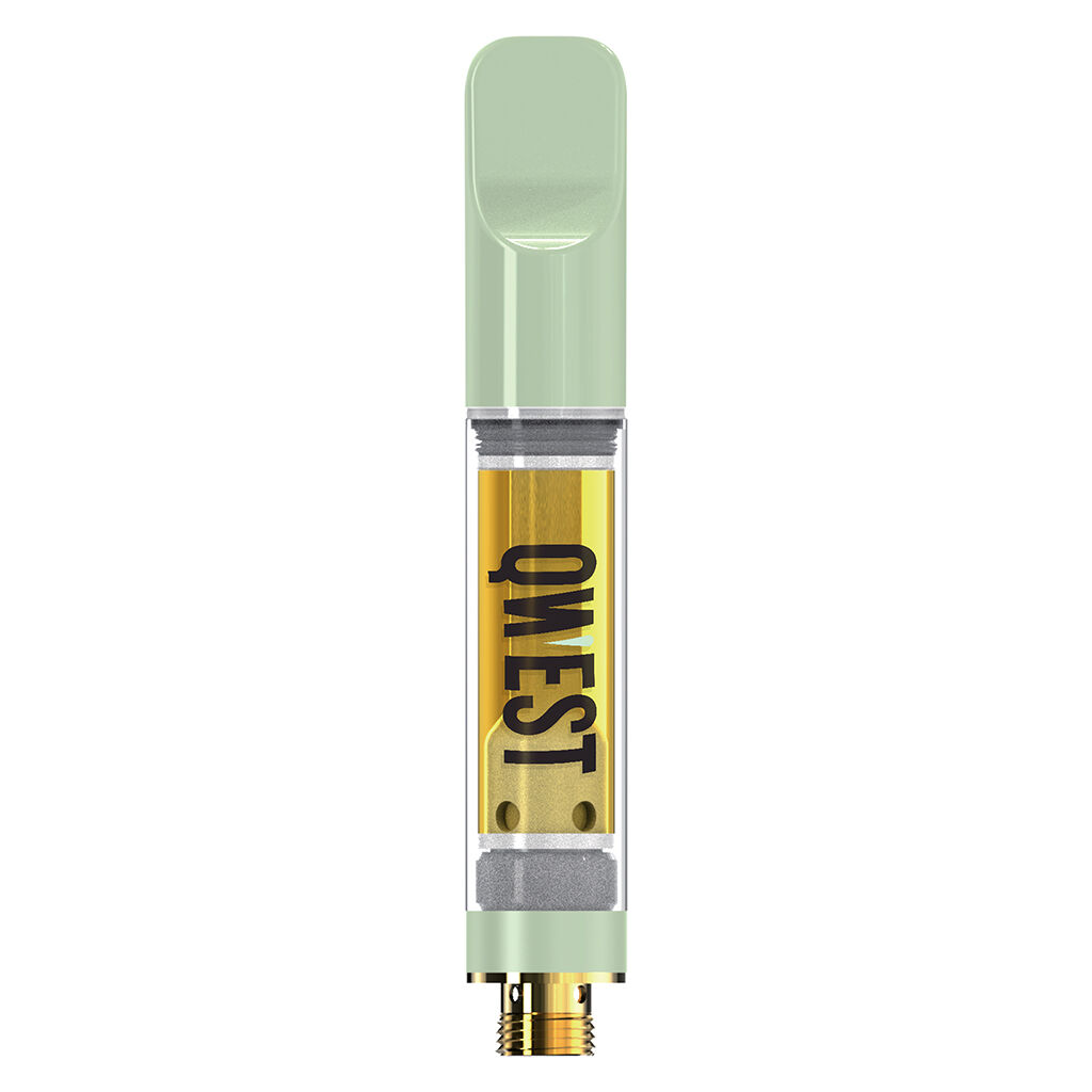Qwest - Grape Cream Cke Live Resin 510 Vape Cartridge - Indica