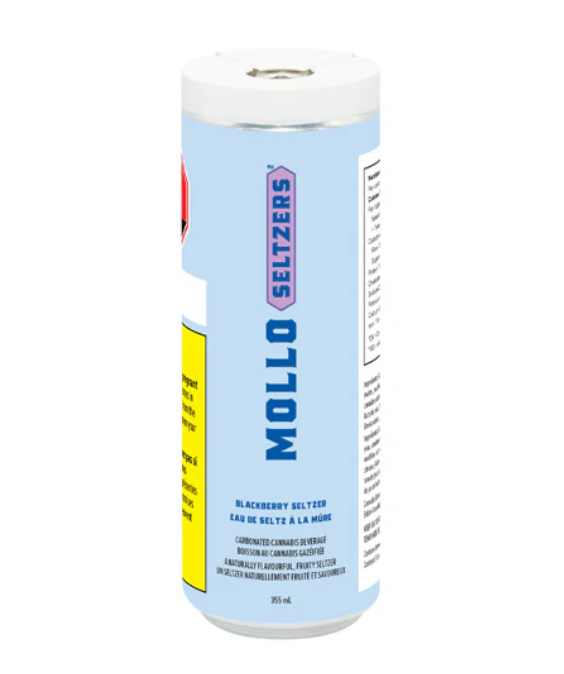 Mollo - Blackberry Seltzer Beverage - Blend - 355ml