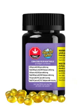 CBN:CBD 10:10 Capsules - Blend - 50 Pack