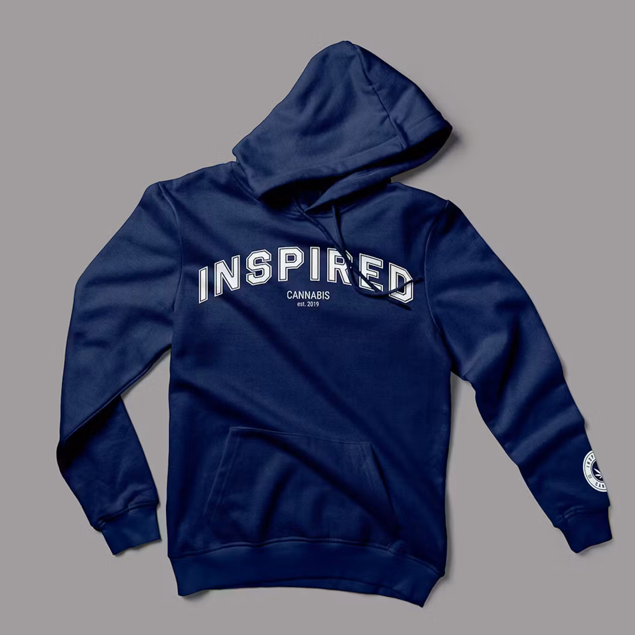FW23 INSPIRED CANNABIS SOFT STYLE HOODIE 80/20 NAVY - XL