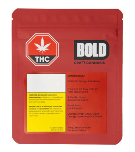 Bold - Orange Crush Flower - Sativa