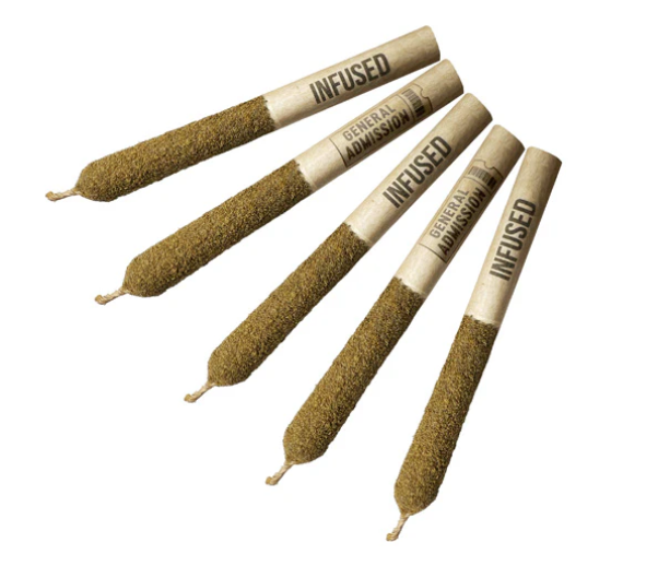 General Admission - Tiger Blood Infused Pre-Rolls - Indica - 5x0.5g