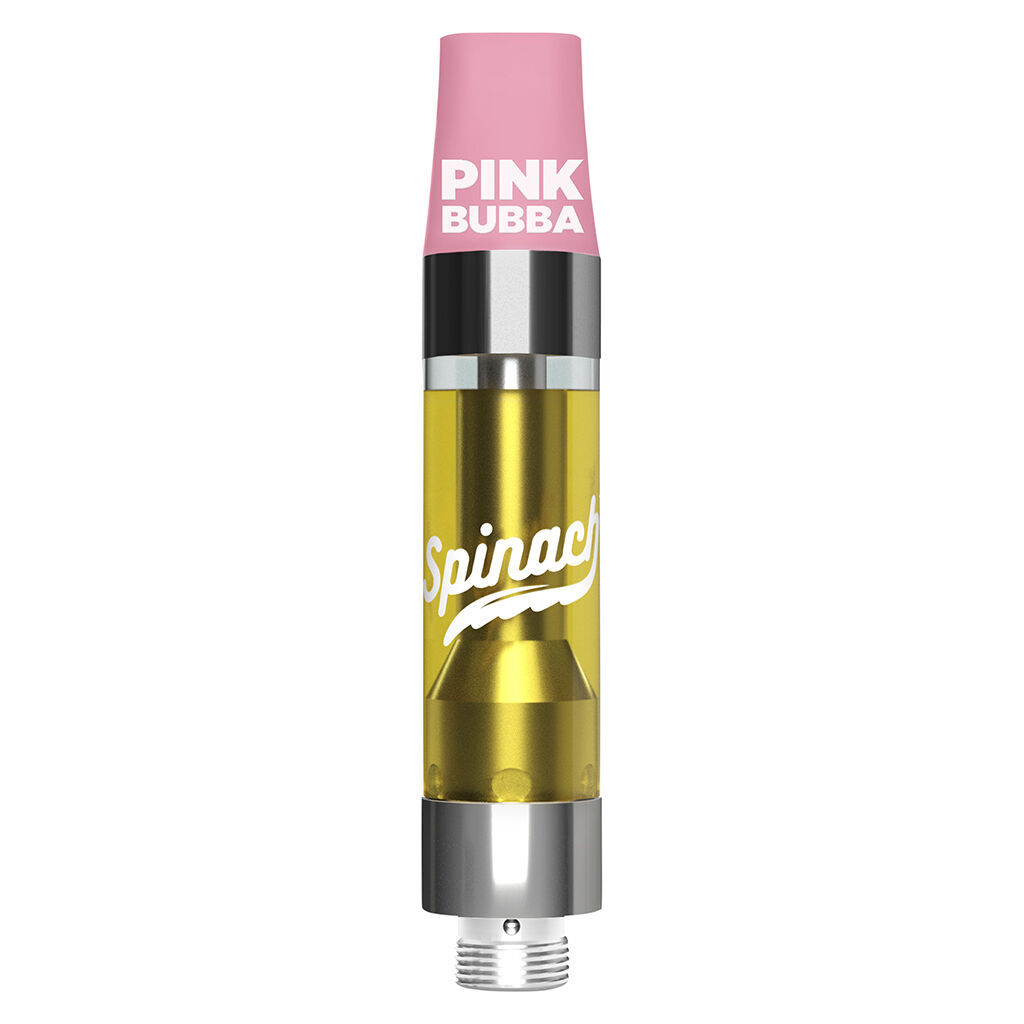 Spinach - Pink Bubba Liquid Diamonds 510 Vape Cartridge - Indica