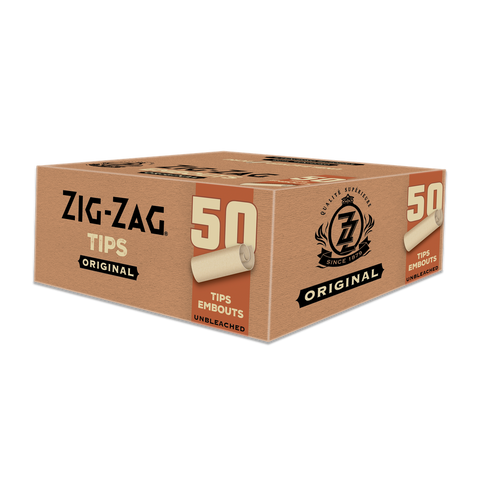 TP ZIG ZAG UNBLEACHED ORIGINAL ROLLING TIPS